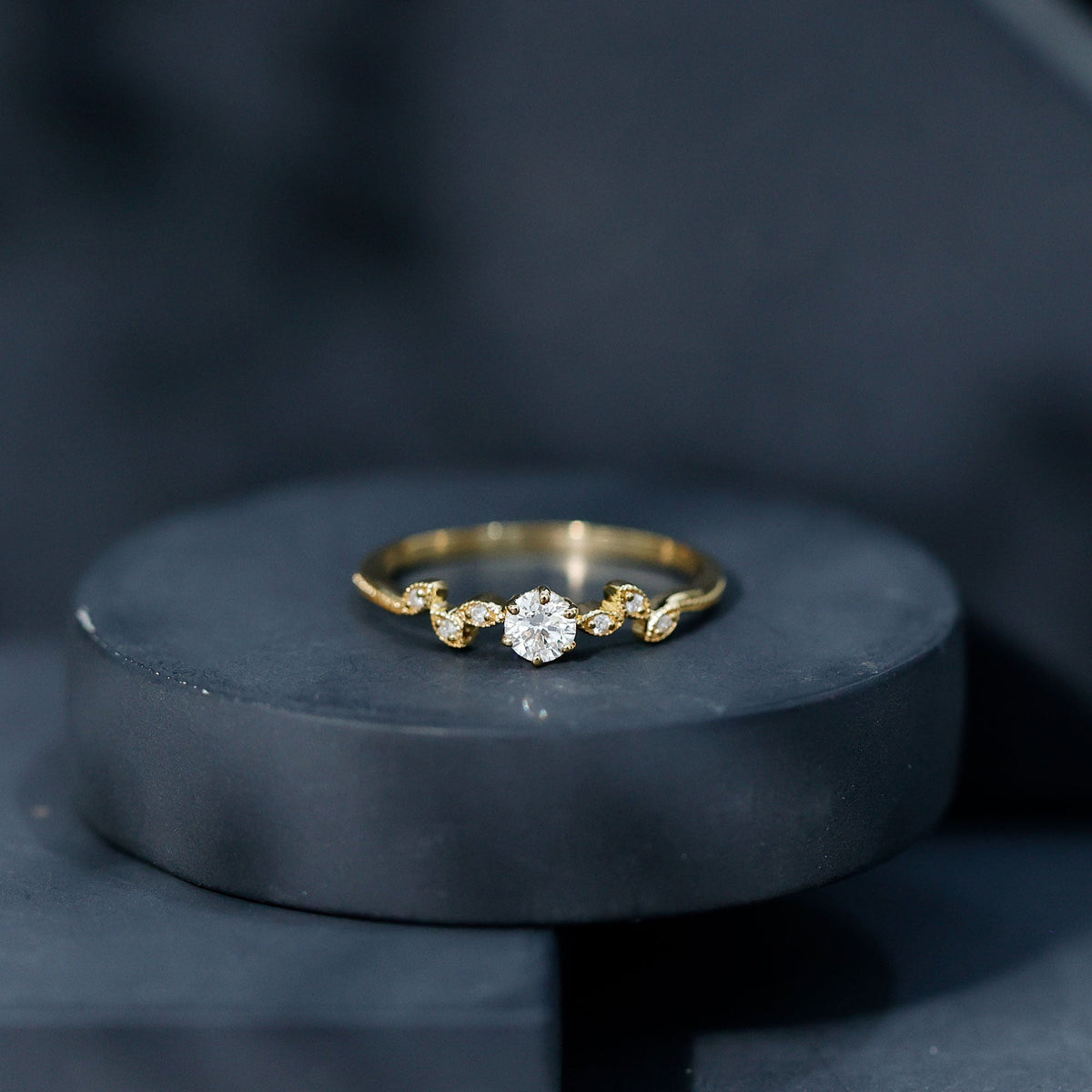 Certified Lab Grown Diamond Minimalist Promise Ring