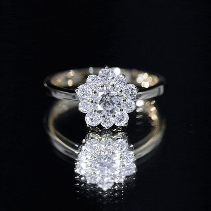 Lab Grown Diamond Nature Engagement Ring
