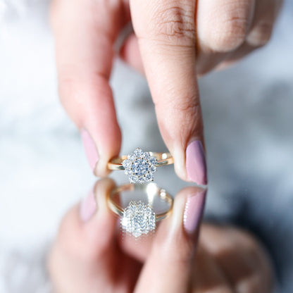 Lab Grown Diamond Nature Engagement Ring