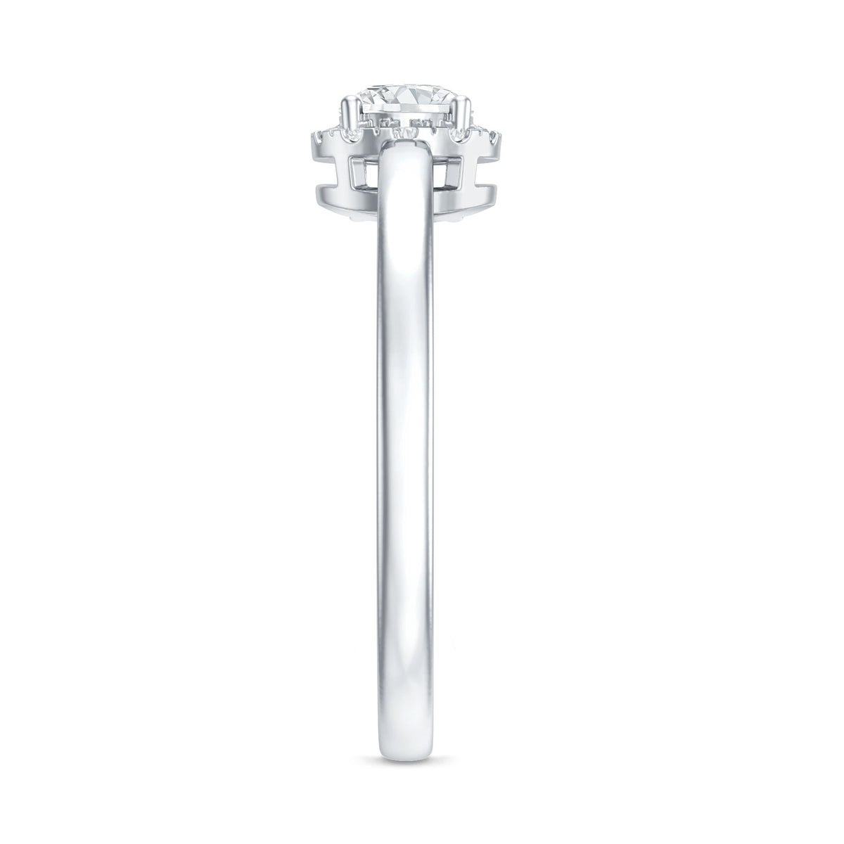0.4 Carat Certified Lab Grown Diamond Solitaire Promise Ring