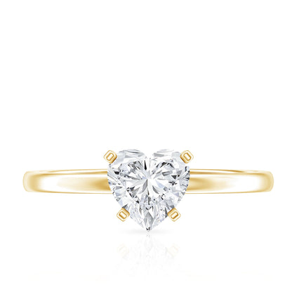 Certified 1.2 Carat Lab Grown Diamond Heart Engagement Ring