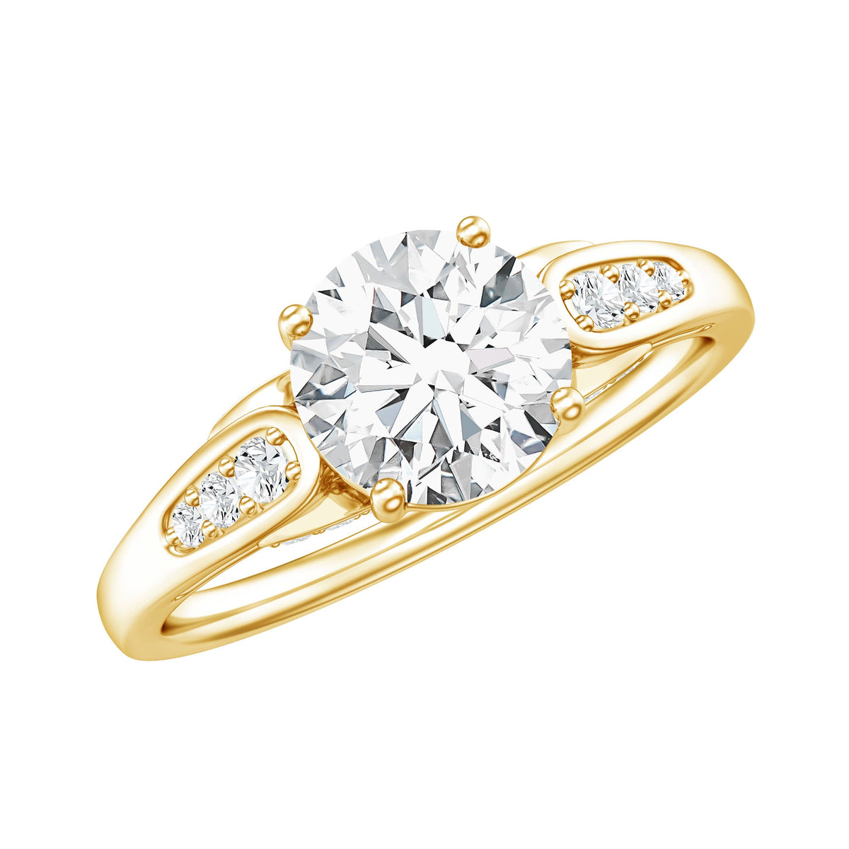Brilliant Cut Lab Grown Diamond Trending Engagement Ring