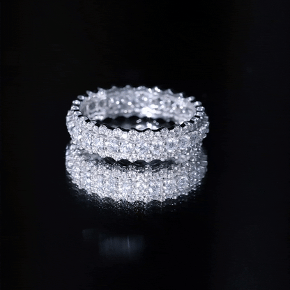 Certified Lab Grown Diamond Eternity Wedding Band for Her