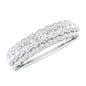 Certified Diamond Half Eternity Anniversary Ring
