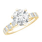 Certified 2 Carat Lab Diamond Round Engagement Ring With 6 Prong