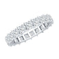 Certified Lab Grown Diamond Princess Cut Wedding Ring