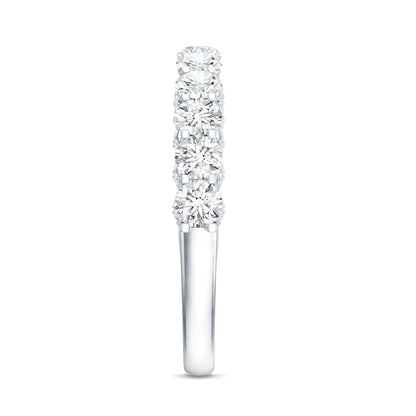 Lab Grown Diamond Half Eternity Wedding Band for Women