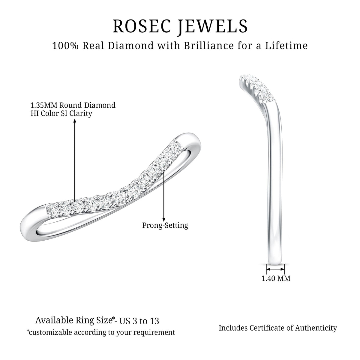 Diamond Curved Enhancer Ring