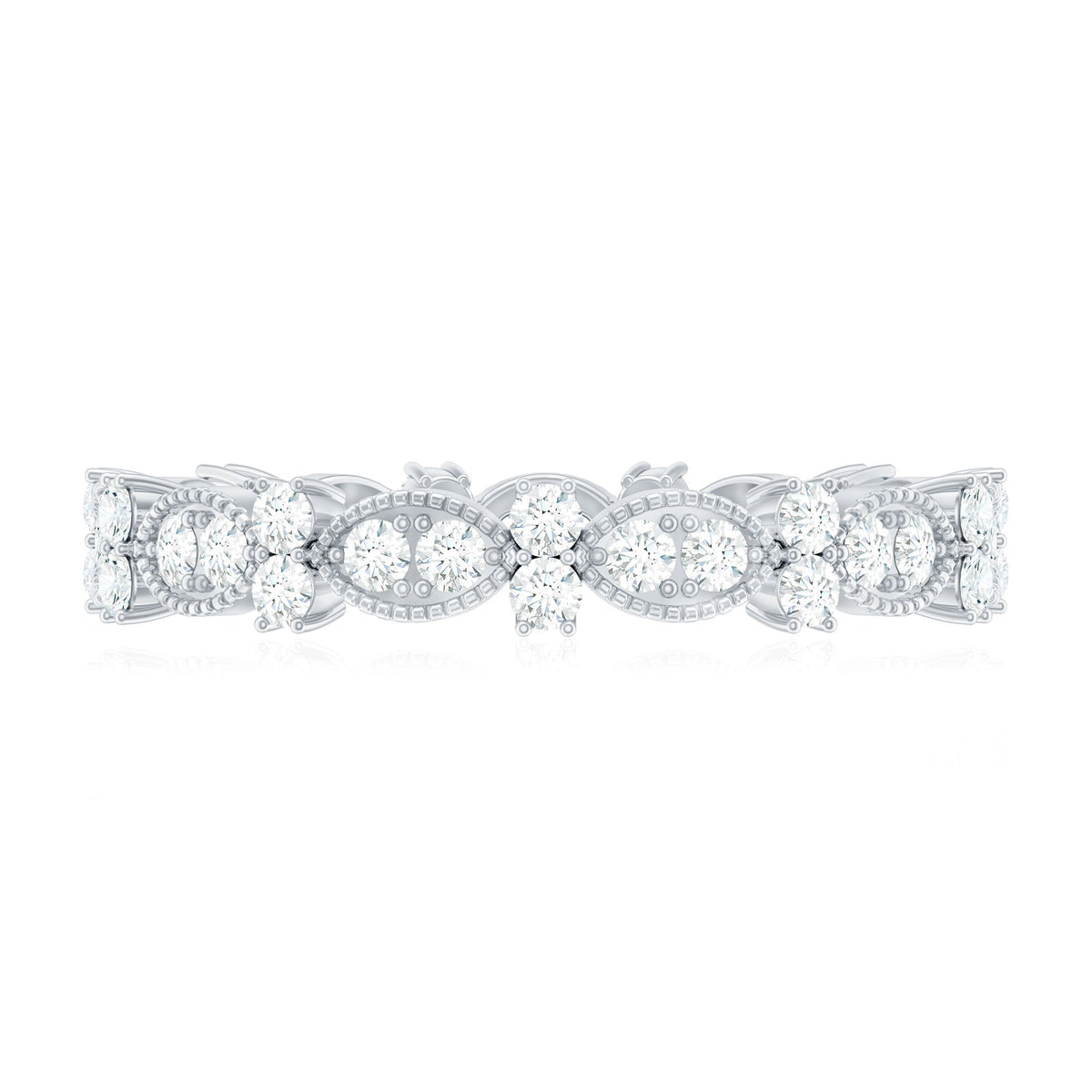 Designer Moissanite Eternity Ring for Women