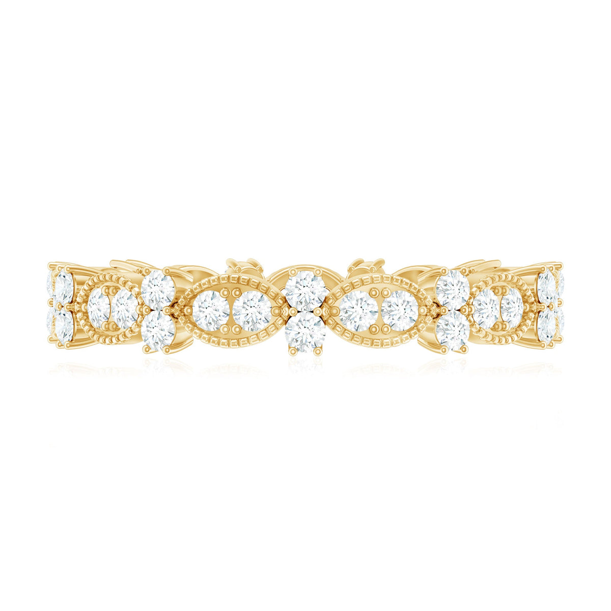 Designer Moissanite Eternity Ring for Women