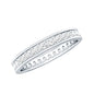 Channel Set Round Moissanite Full Eternity Band Ring