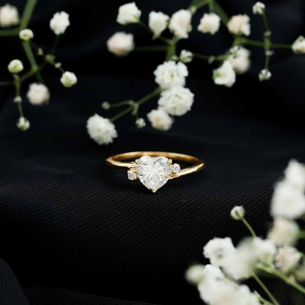 1.2 Carat Heart Lab Grown Diamond Proposal Ring For Her