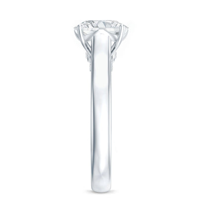 Brilliant Cut Lab Grown Diamond Classic Engagement Ring with Certificate