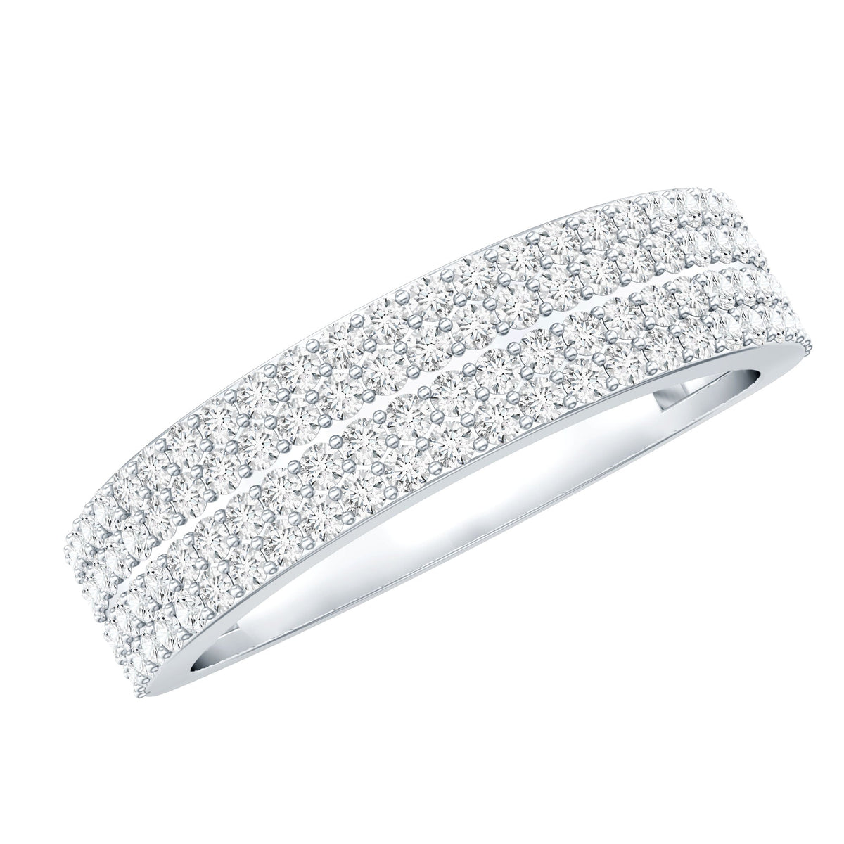 Brilliant Cut Lab Grown Diamond Classic Wedding Band Ring