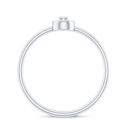 Natural Diamond Dainty Promise Ring