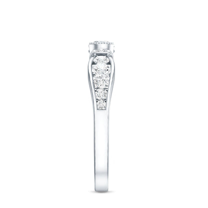 Vintage Style Moissanite Engagement Ring for Women
