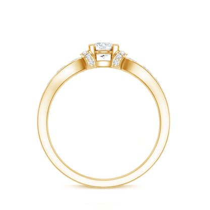 Vintage Style Moissanite Engagement Ring for Women