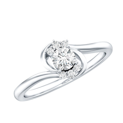 Brilliant Cut Certified Lab Grown Diamond Promise Ring For Her