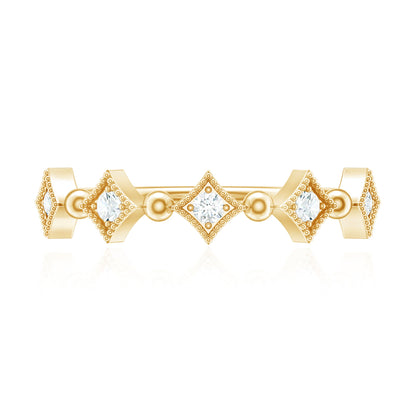 Certified 5 Stone Diamond Dainty Ring