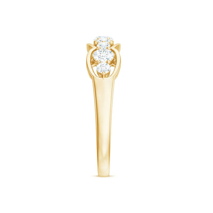 Certified Moissanite Wedding Anniversary Ring for Women