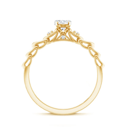 Designer Moissanite Promise Ring for Her