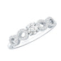 Round Moissanite Infinity Promise Ring with Certificate