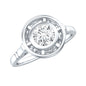 Vintage Inspired Lab Grown Diamond Solitaire Ring