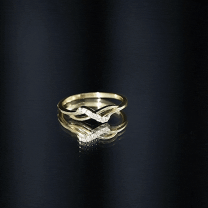 Certified Diamond Infinity Promise Ring For Her