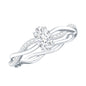 Oval Cut Moissanite Braided Engagement Ring