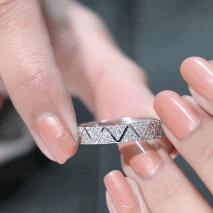 Natural Diamond Wide Wedding Band for Women