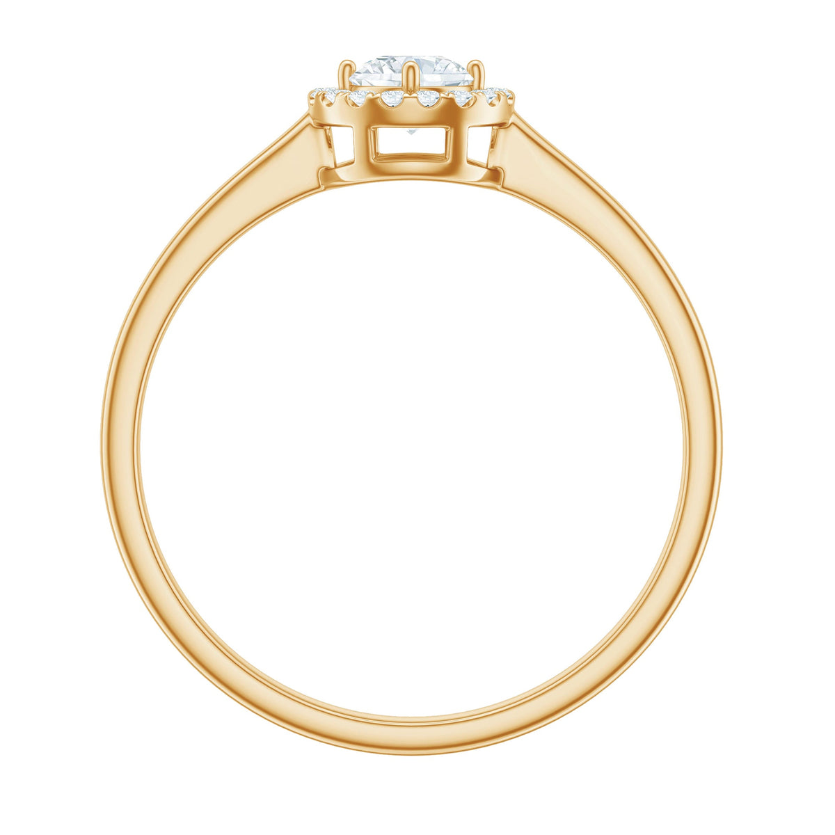 Natural 0.25 Carat Diamond Promise Ring with Certificate