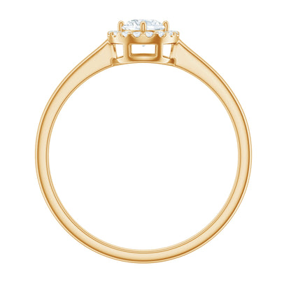 Natural 0.25 Carat Diamond Promise Ring with Certificate