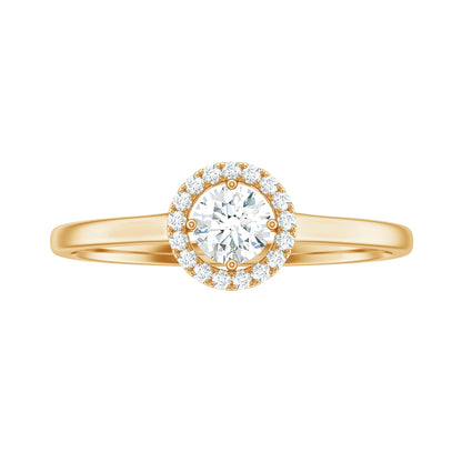 Natural 0.25 Carat Diamond Promise Ring with Certificate