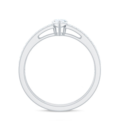 Marquise Cut Moissanite Classic Solitaire Ring