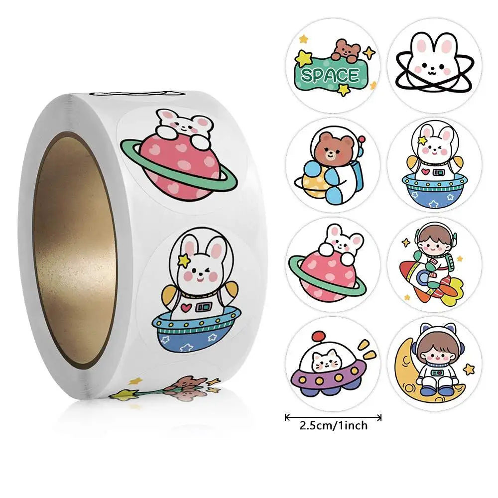 Teacher Reward Stickers for Kids | 100-500pcs Cute Animal Motivational Stickers