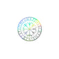 Viking Protection Runes Vegvisir Compass Talisman Red Vinyl Decal | Car and Laptop Decorative Sticker