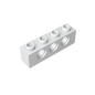 Gobricks GDS-625 Technical Brick 1x4 3-Hole | Compatible with Lego 3701