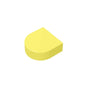 Gobricks Tile Round 1 x 1 Half Circle Extended | Compatible Brick Building Block