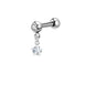 Moon Star Cartilage Earring Set | Cute Tragus Helix Daith Jewelry