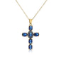 NEWBUY Classic Design Cross Pendant Necklace For Women 2026 Hot Sale Luxury AAA Cubic Zirconia Crystal Christian Jewelry Gift