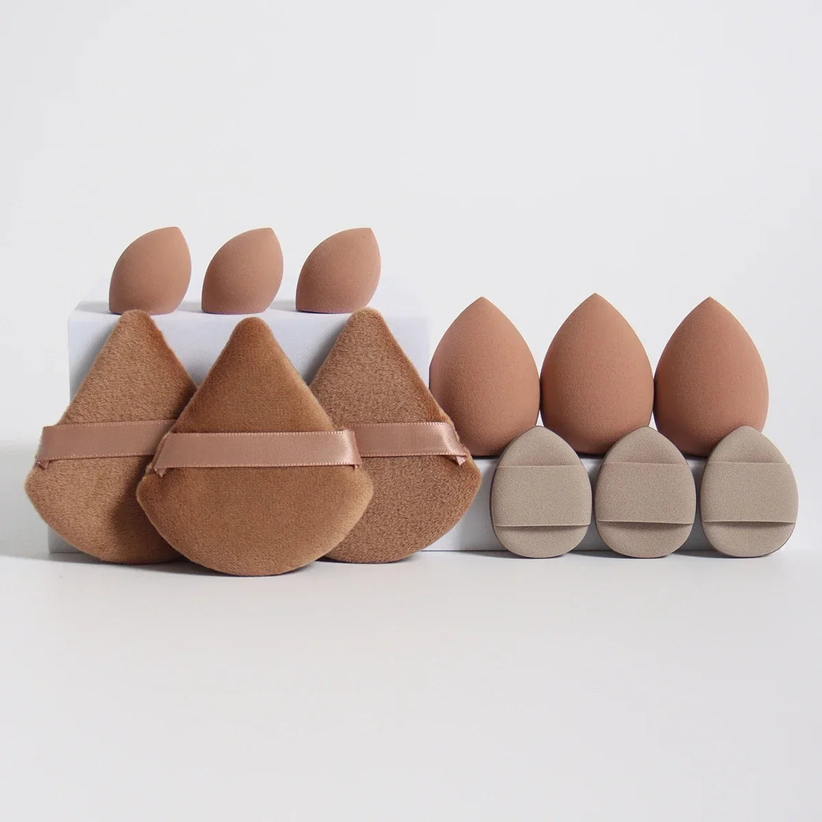12/15Pcs Makeup Sponge Set | Latex-Free Beauty Blender Puff Kit