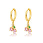 Freshwater Ocean Starfish Shell Hoop Earrings For Women Elegant Stainless Steel Gold Color Aretes Christmas jewelry accessories