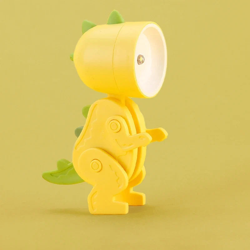 Mini Dinosaur Night Light | Battery-Powered LED Lamp for Kids
