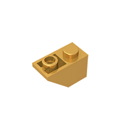 Gobricks GDS-597 Slope, Inverted 45 2x1 | Compatible Building Block for DIY
