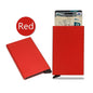 RFID Blocking Metal Wallet | Slim Pop Up Card Holder for Men and Women