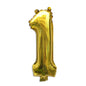 32 Inch Gold Foil Number Balloons | Birthday Party Decorations