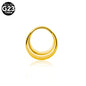G23 Titanium Bee Septum Nose Ring Piercing Body Jewelry 16G Moon Segment Snake Clicker Helix  Ear Cartilage Heart Daith Hoop