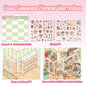 Vintage Grocery Store Stickers | 3D Miniature Collage Decals for DIY Crafts