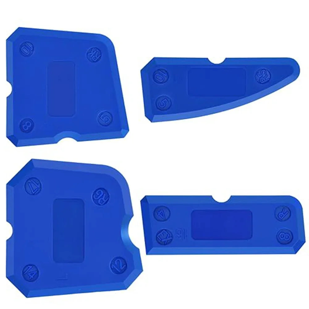 5in1 Silicone Scraper Squeegee Glue Remover Tool Kit | Multifunctional Caulking & Grout Tool Set