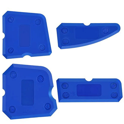 5in1 Silicone Scraper Squeegee Glue Remover Tool Kit | Multifunctional Caulking & Grout Tool Set